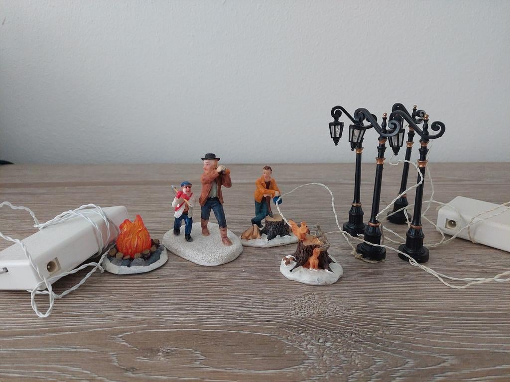 Verschillende accessoires voor een kerstdorp 06, Diversen, Kerst, Ophalen, Gebruikt