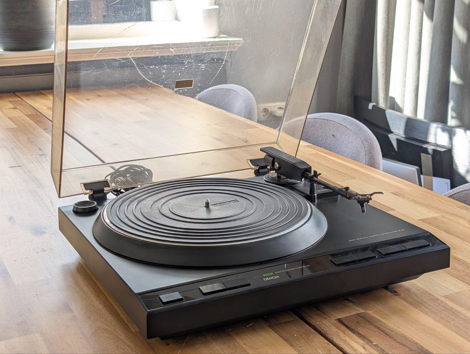 Denon DP-35F Platenspeler - Japanse kwaliteit!, Overige merken, Automatisch, Ophalen of Verzenden, Zo goed als nieuw