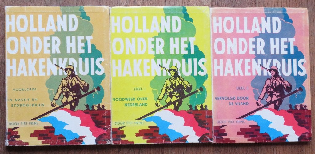 Nog 2x Piet Prins: 2 delen Holland onder het hakenkruis, Ophalen of Verzenden, Gelezen