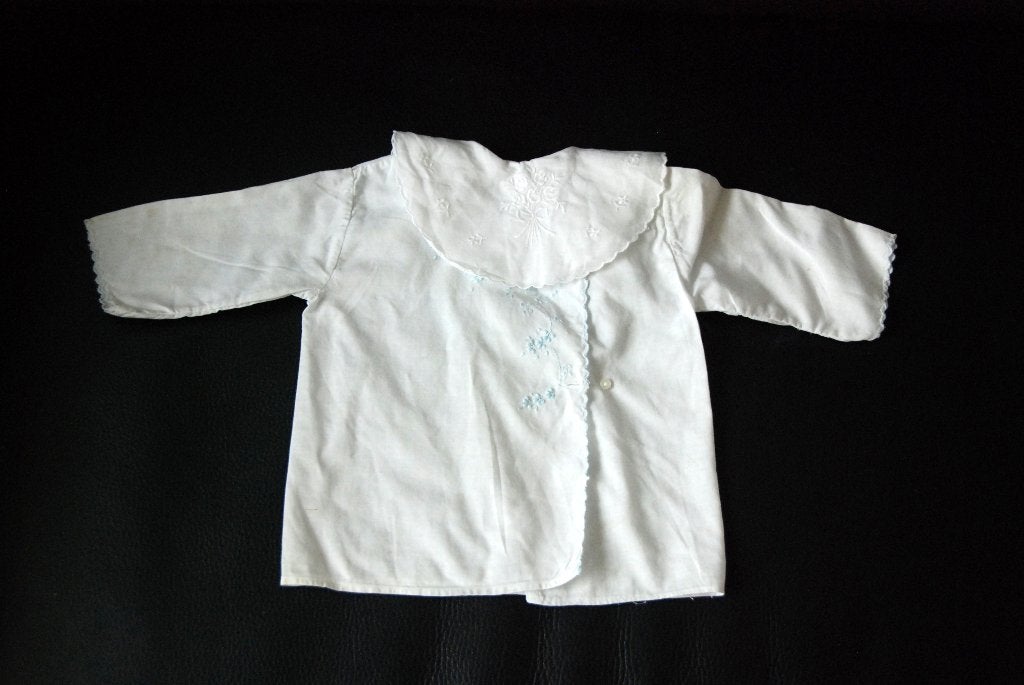 Italiaanse baby blouse / overhemd met losse kraag, Verzenden, Zo goed als nieuw, Jongetje, Overhemdje of Bloesje