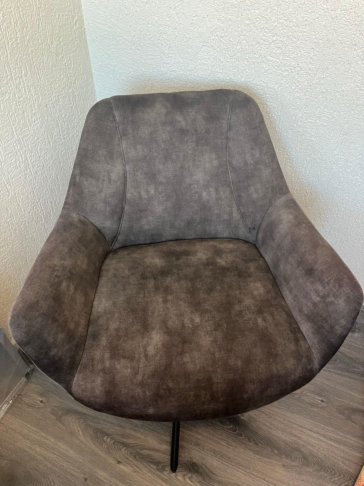 Comfortabele draaibare fauteuil - Zo goed als nieuw, Huis en Inrichting, Ophalen, Zo goed als nieuw, Stof, 75 tot 100 cm