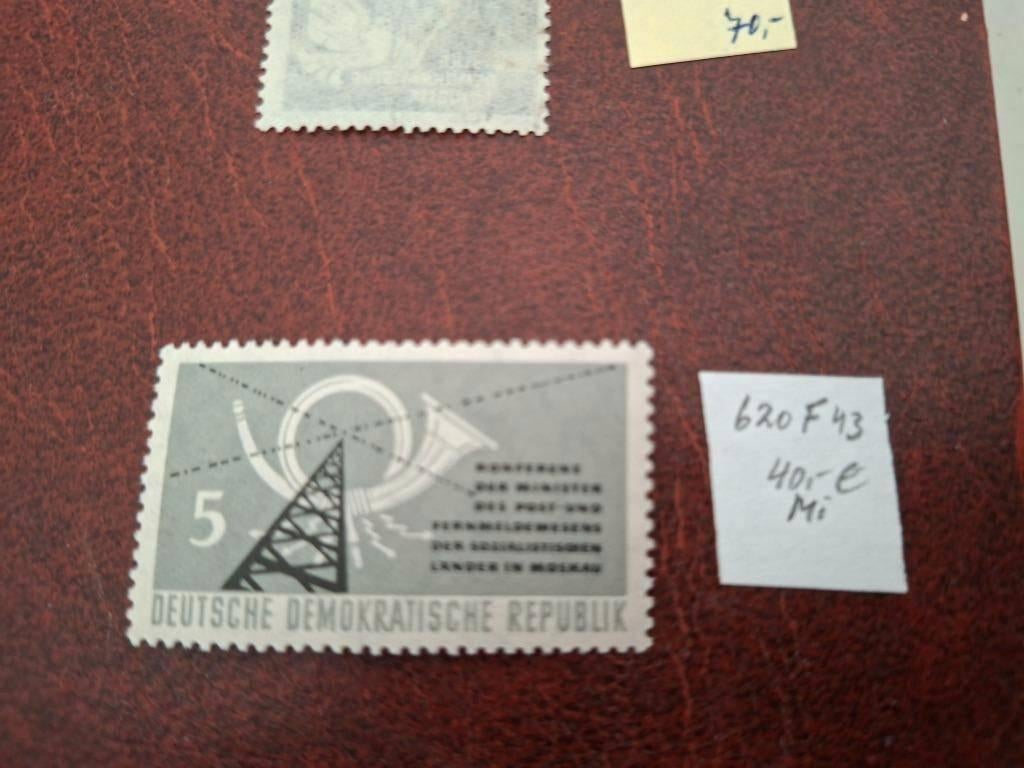 DDR, Michel 620 plaatfout postfris, Verzenden, DDR