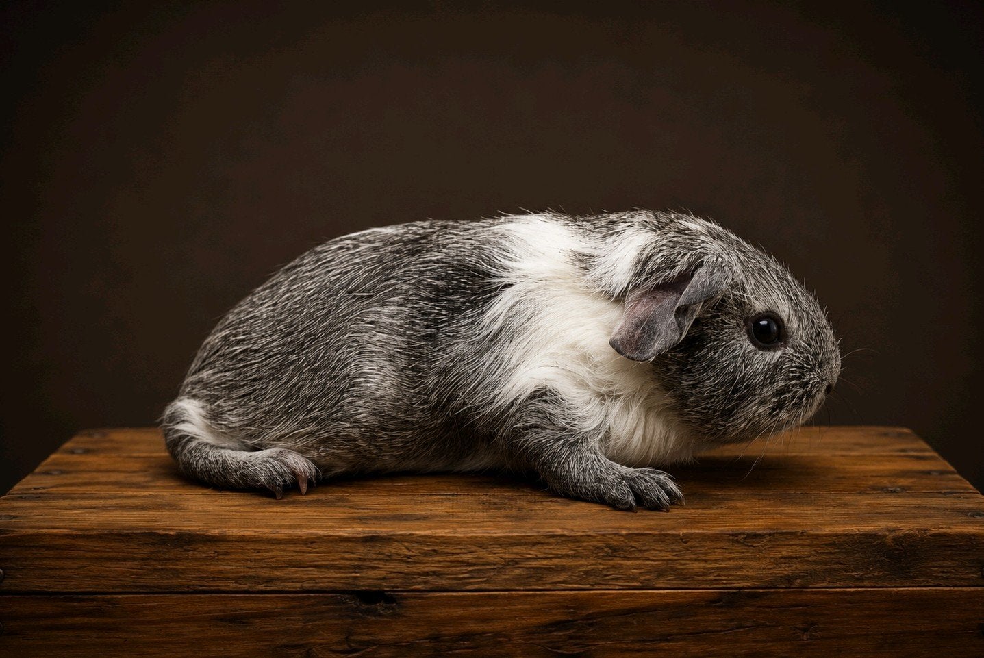 Gladhaar beertje, skinnydrager, Dieren en Toebehoren, Knaagdieren, Cavia, Mannelijk, Mei, Tam