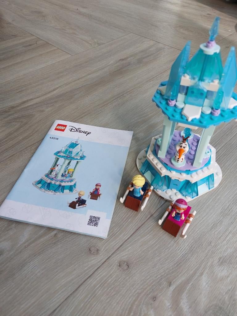 LEGO Disney Frozen IJspaleis van Elsa 43218, Compleet, Gebruikt, Lego, Ophalen of Verzenden