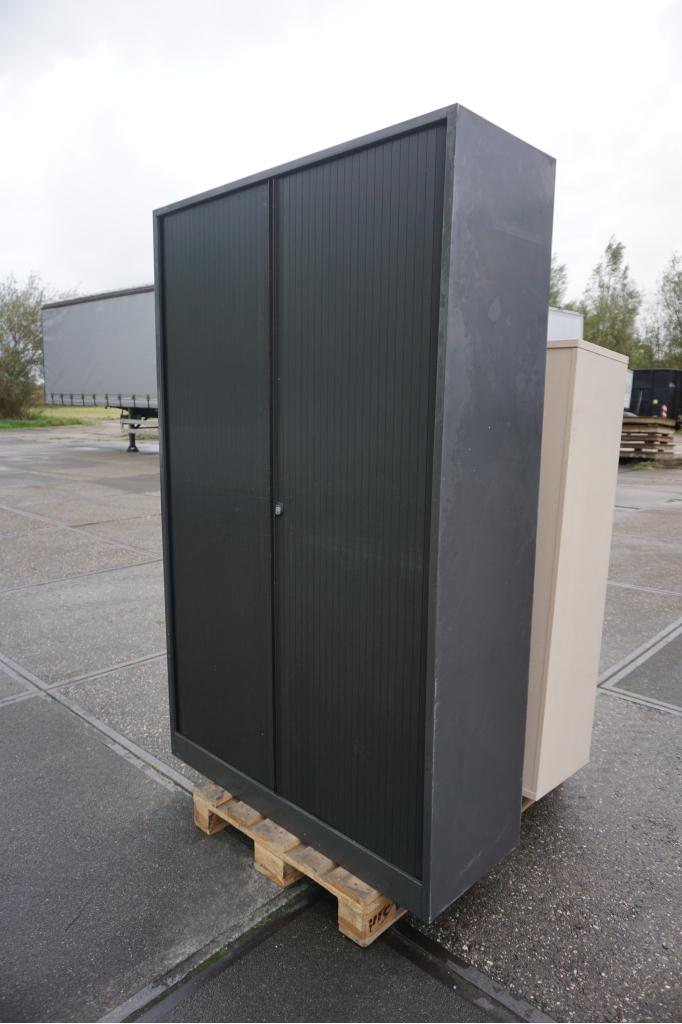 Ahrend archiefkast roldeurkast gereedschapskast garagekast, Niet ingevuld, Gebruikt, 100 tot 150 cm, Niet ingevuld