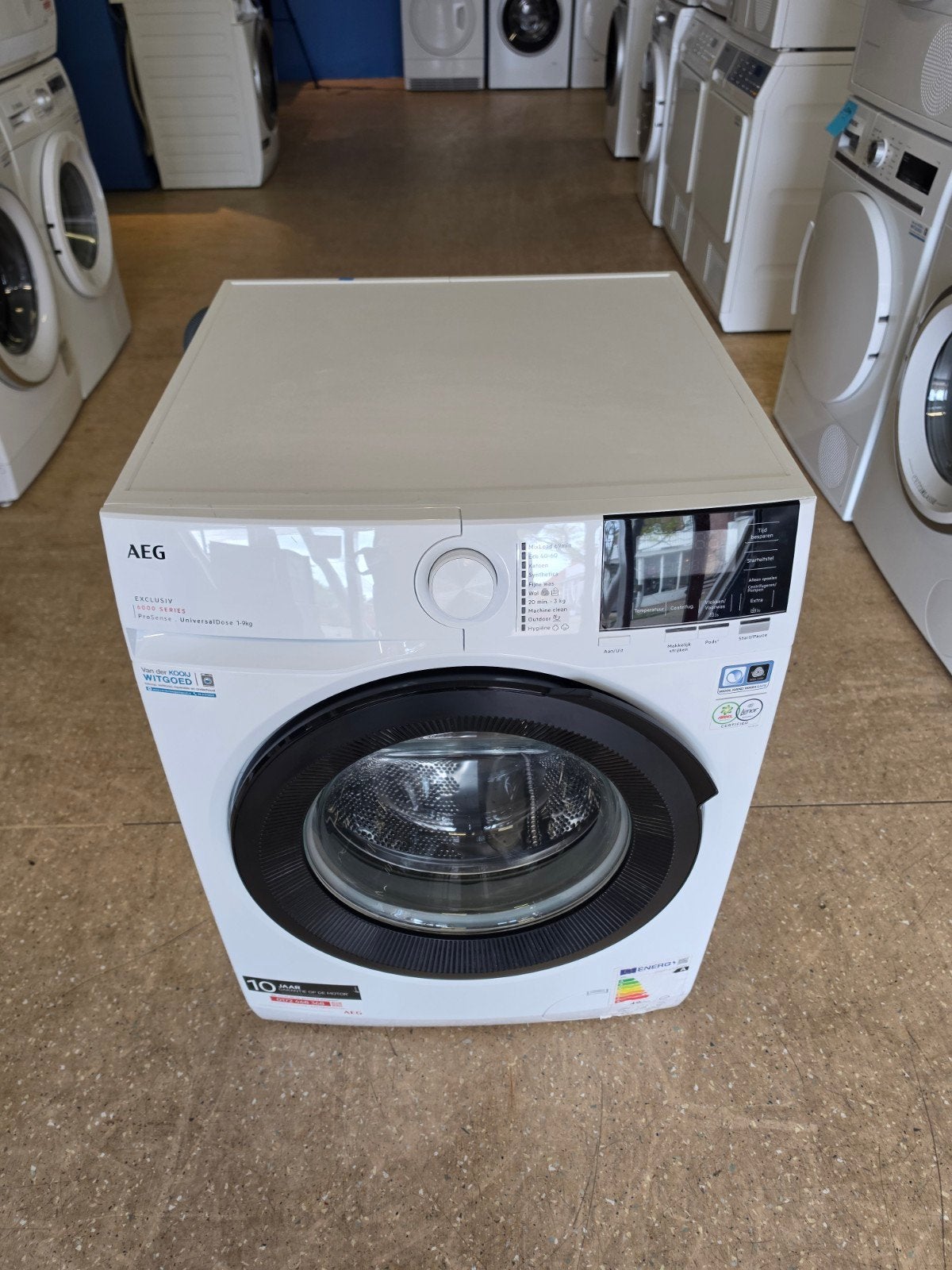 AEG 6000 Series wasmachine | 9 kilo | A klasse | Garantie ✅️, Witgoed en Apparatuur, AEG, Jirnsum, 1200 tot 1600 toeren, 8 tot 10 kg