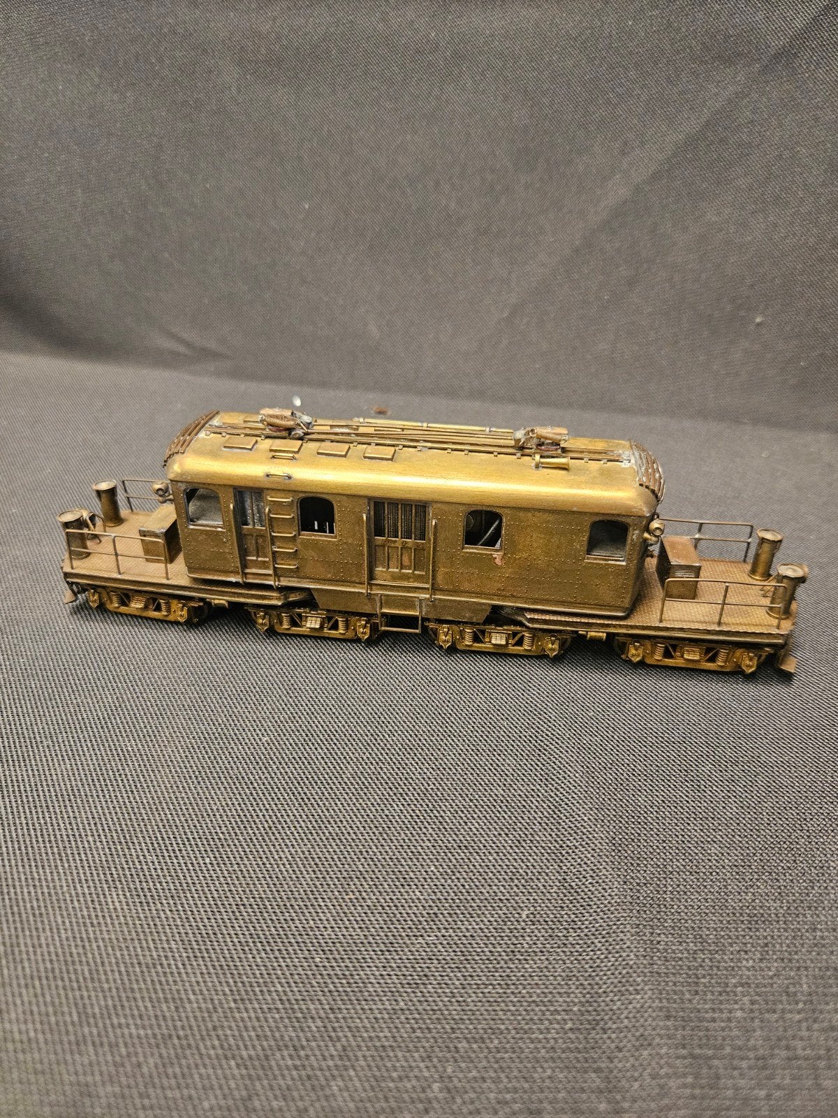 Fulgurex Japan messing locomotief - Zeldzaam model, Overige merken, Gebruikt, Locomotief, Onbekend, geproduceerd in Japan