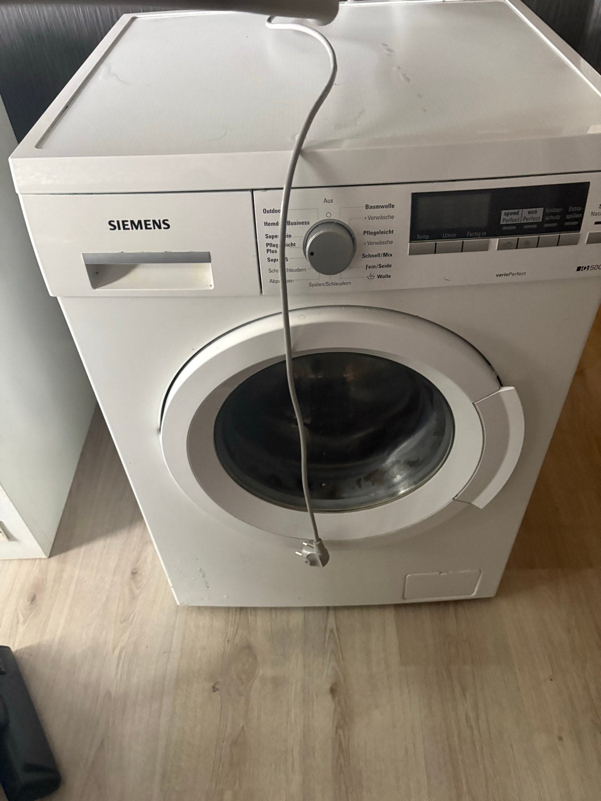 Siemens VarioPerfect Wasmachine - Goede Staat, Ophalen, Gebruikt, Voorlader, Kort programma