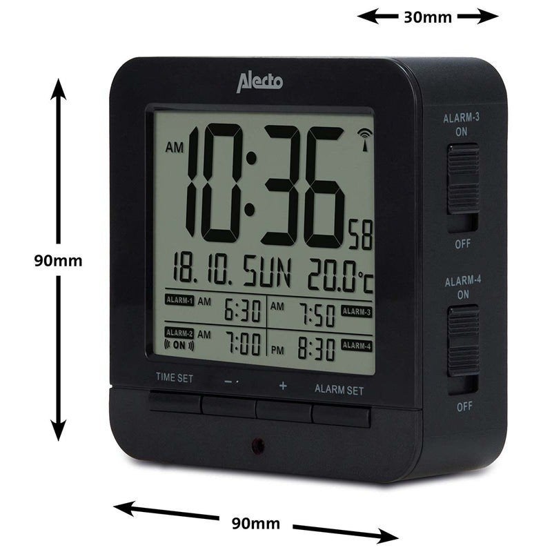 Digitale wekker met thermometer, Ophalen, Nieuw, Digitaal