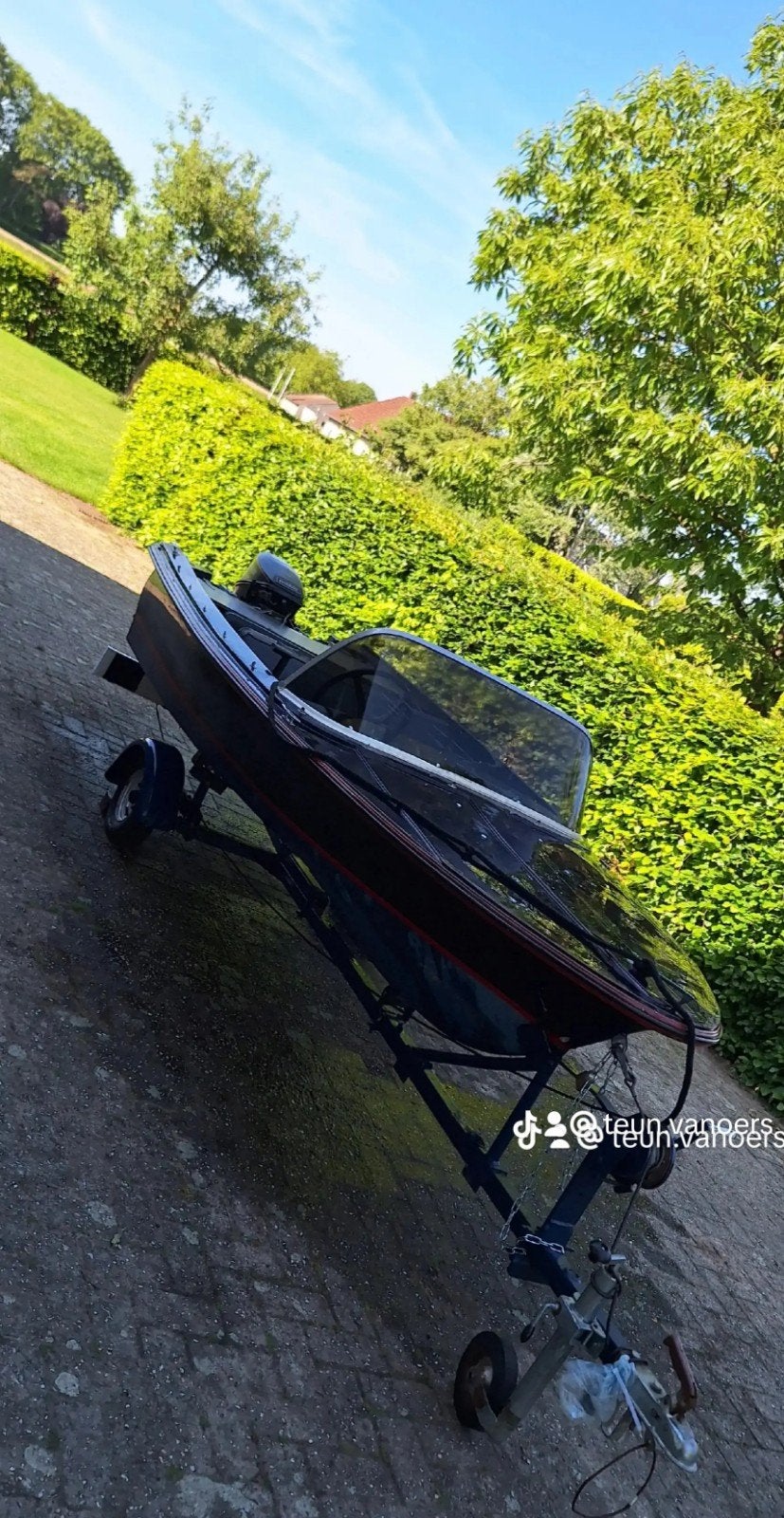 speetboot  met 9.9 pk, Watersport en Boten, Gebruikt, 1.90 meter, 10 pk, Ophalen of Verzenden