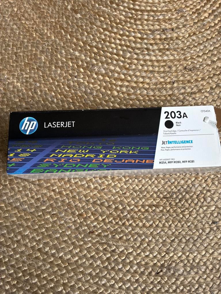 HP LaserJet 203A Zwarte Toner Cartridge (CF540A), Computers en Software, Printerbenodigdheden, Ophalen, Nieuw, Toner