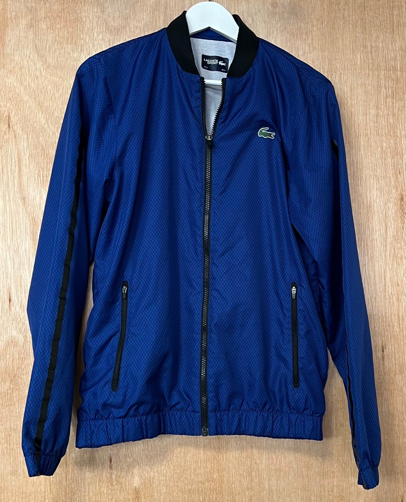 Lacoste Sport windbreaker jack blauw - Maat S, Blauw, Ophalen of Verzenden, Zo goed als nieuw, Algemeen