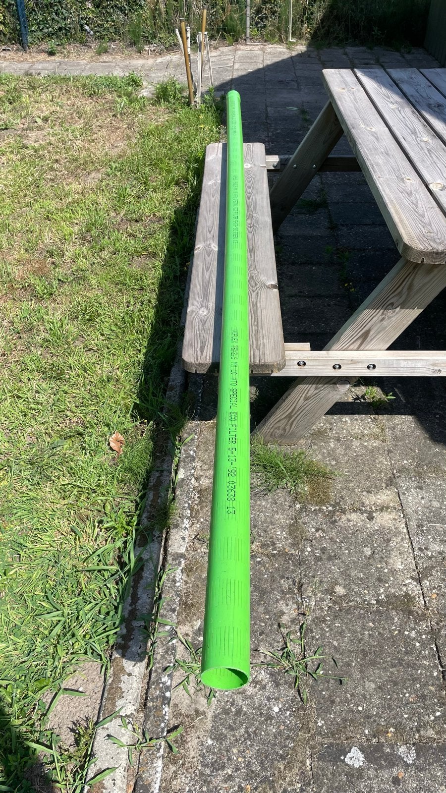 Filtratiebuis / Pulsbuis - 3.50m lang, 75mm diameter, Ophalen, Pvc, 2 tot 4 meter, 60 tot 80 mm