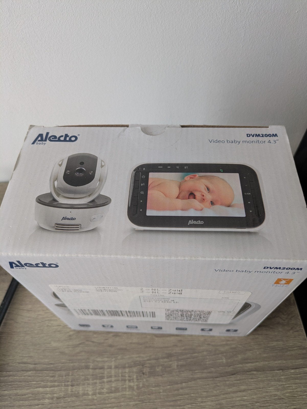Alecto DVM200M Video Babyfoon 4.3 inch, Ophalen of Verzenden, Nieuw, 250 meter of meer, Camera