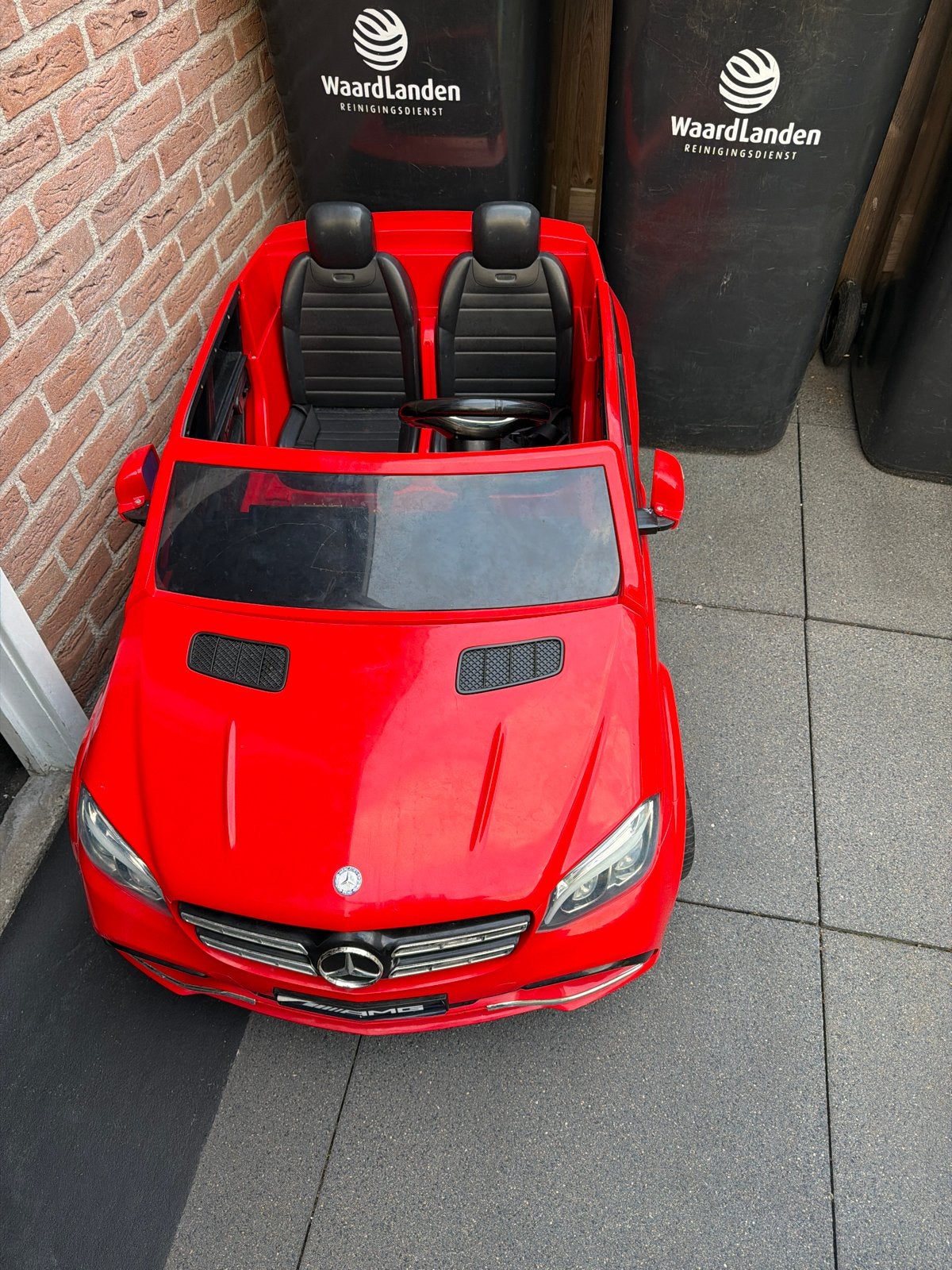 Mercedes-Benz elektrische kinderauto zonder afstandbediening, Ophalen of Verzenden, Gebruikt