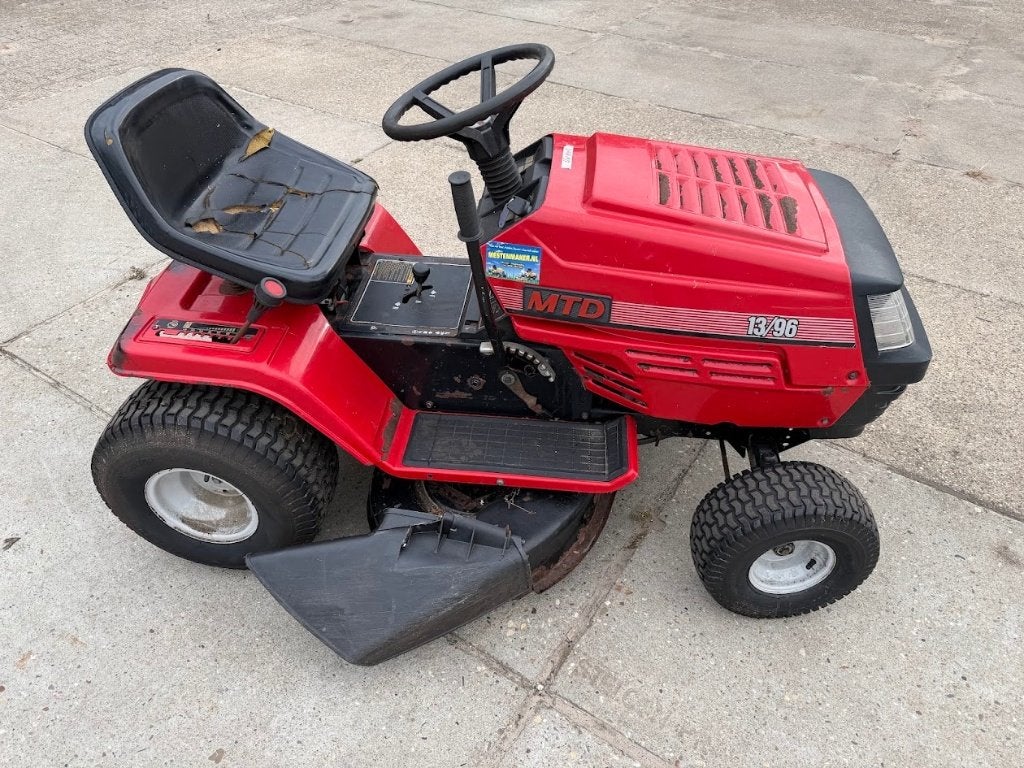 mtd zitmaaier  13 pk  96 cm zijlosser  in goede staat, Ophalen, Gebruikt, Elektrische starter, MTD