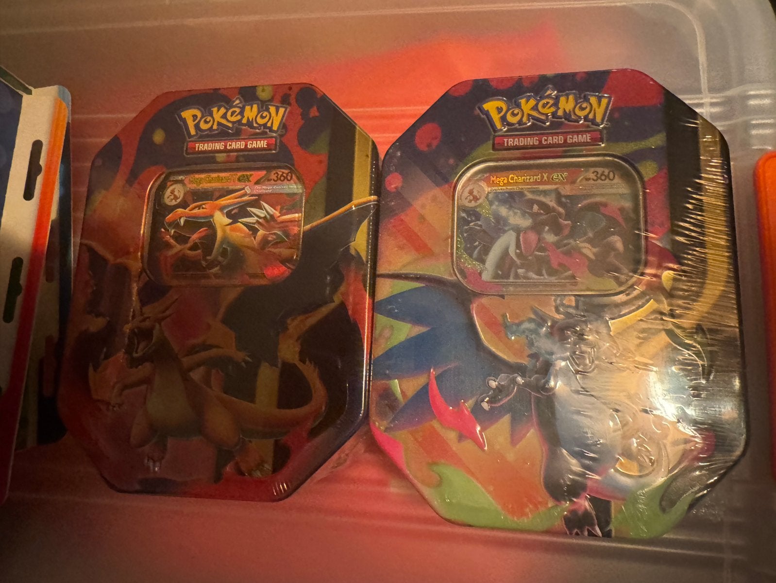 Pokémon Mega Charizard X & Y Tins - Nieuw in verpakking, Ophalen of Verzenden, Nieuw, Overige typen