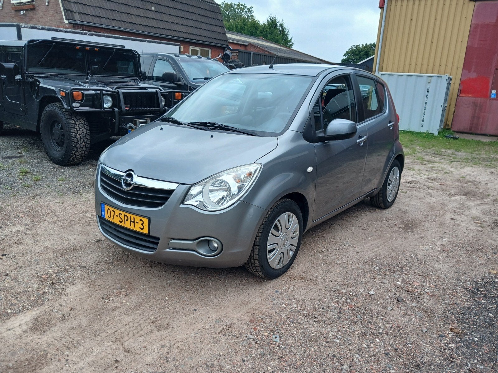 Opel Agila 1.0 12V 2011 Grijs 73000 km apk 15-4-2027, 31 €/maand, Origineel Nederlands, Bedrijf, Handgeschakeld