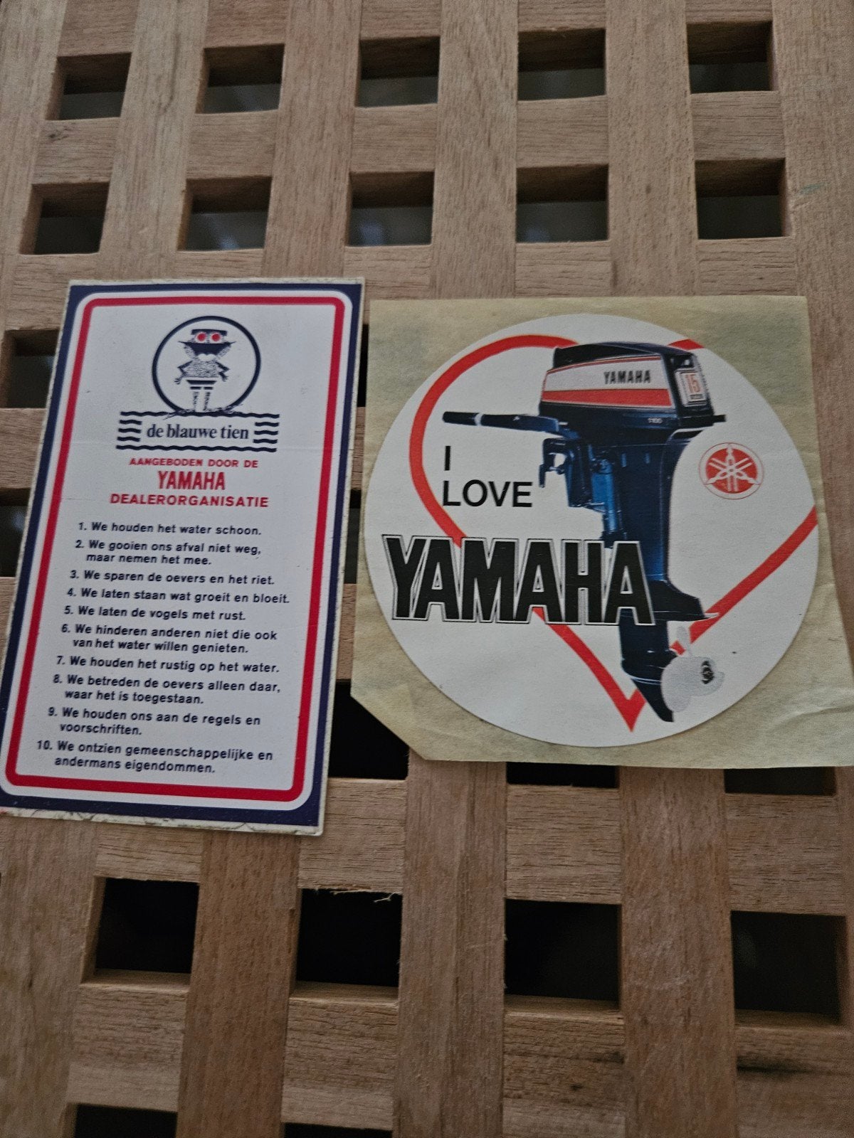 Yamaha Buitenboordmotor stickers, Ophalen of Verzenden