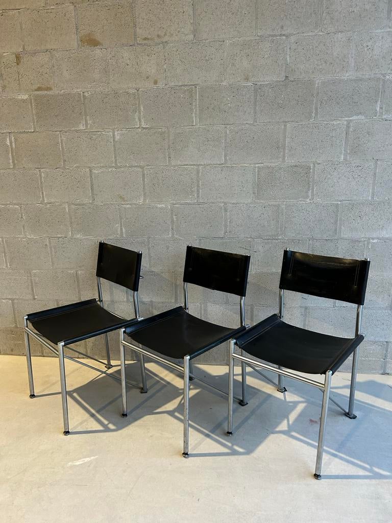 Martin Visser Set van 3 Vintage Stoelen, Ophalen of Verzenden