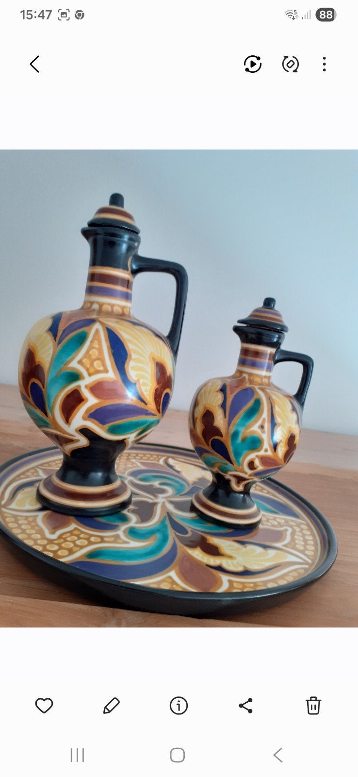 Gouda' s Plateel, Ophalen