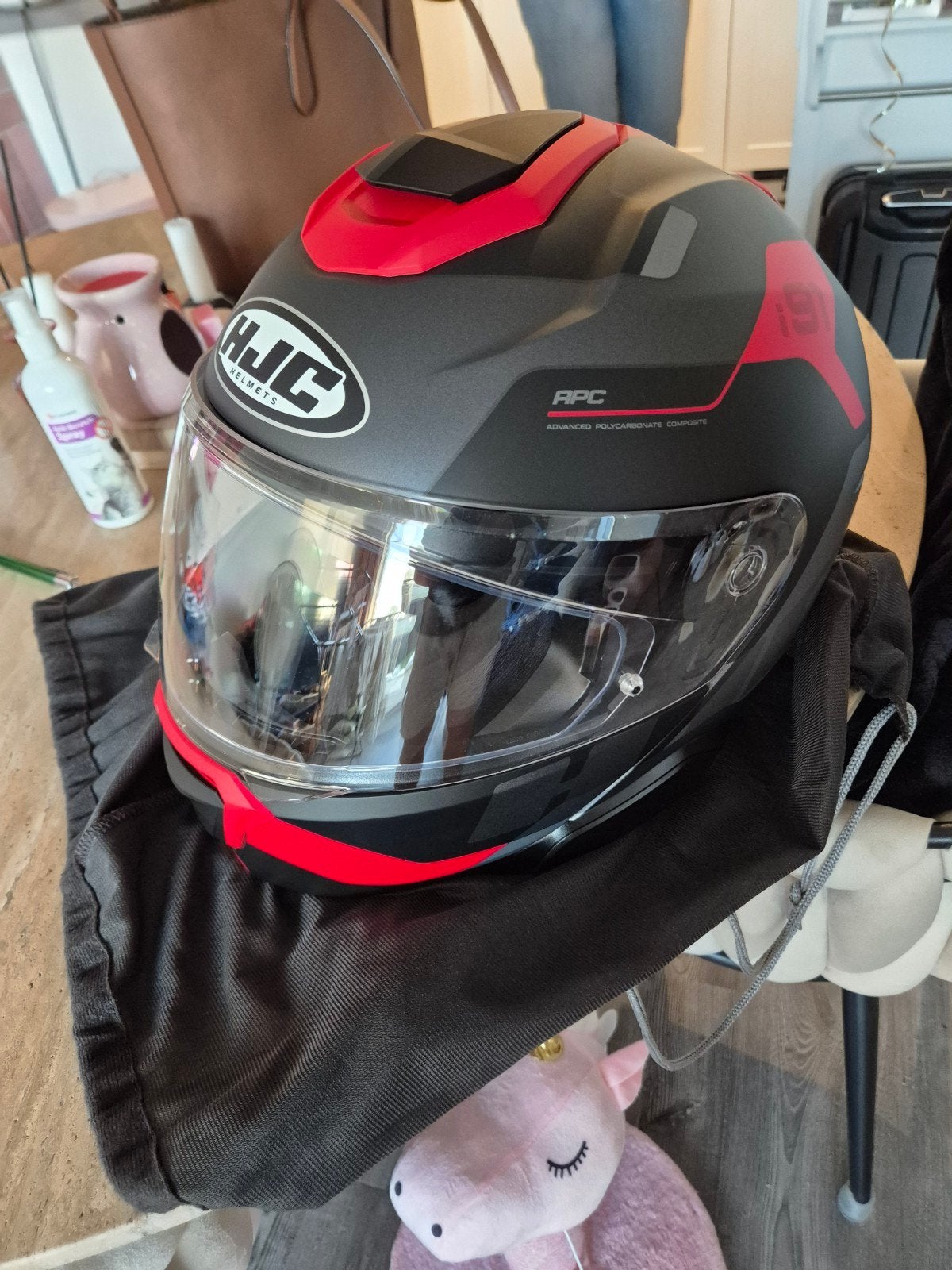 Motorhelm NOOIT GEBRUIKT  HJC  RPHA 90S Carbon -Maat XL, Ophalen, Systeemhelm, Heren, Tweedehands