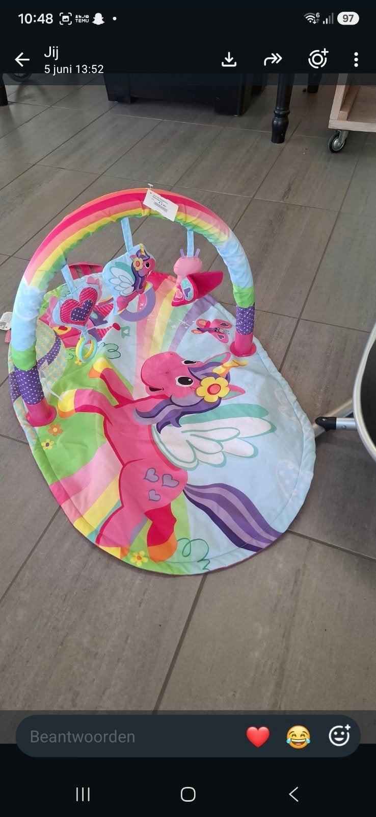 speelkleed, Ophalen, Nieuw