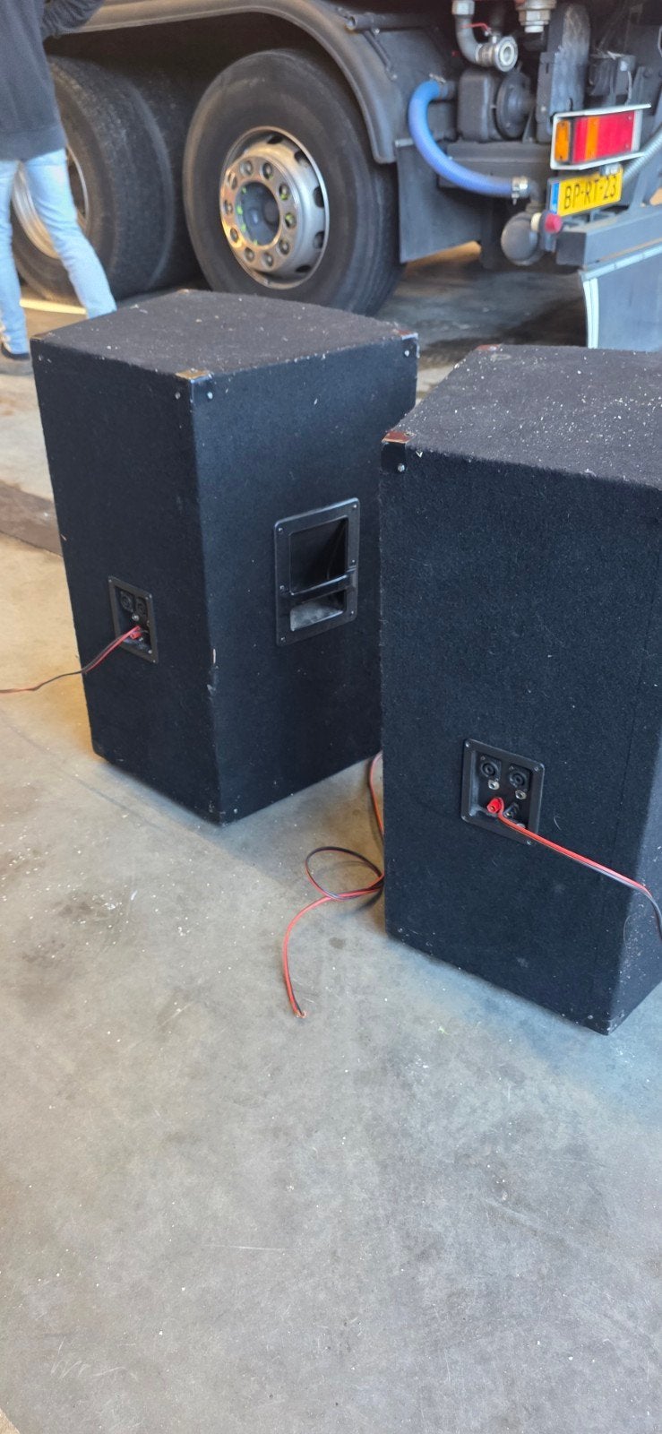 Set van 2 Devine PA speakers / passieve luidsprekers, Audio, Tv en Foto, Luidsprekers, Overige merken, Gebruikt, Party speaker