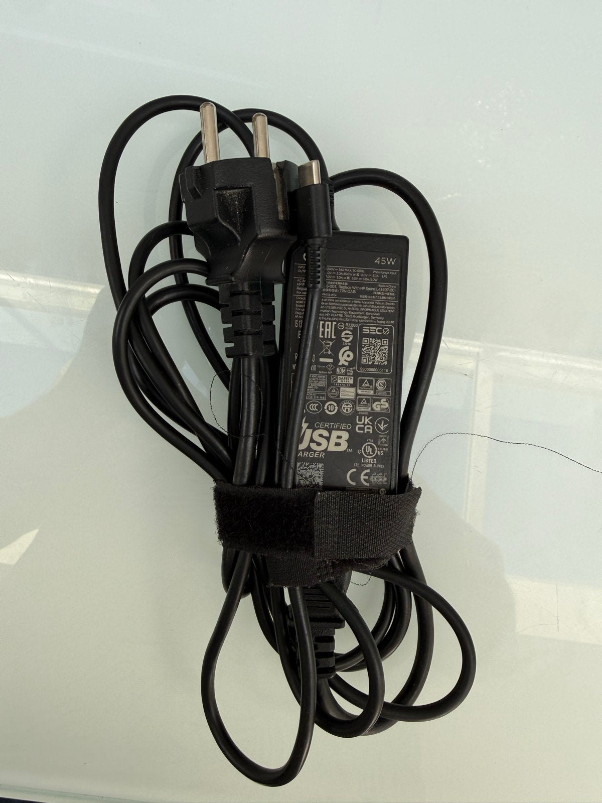 HP 45W USB-C Oplader - Origineel en Betrouwbaar, Ophalen of Verzenden, Zo goed als nieuw