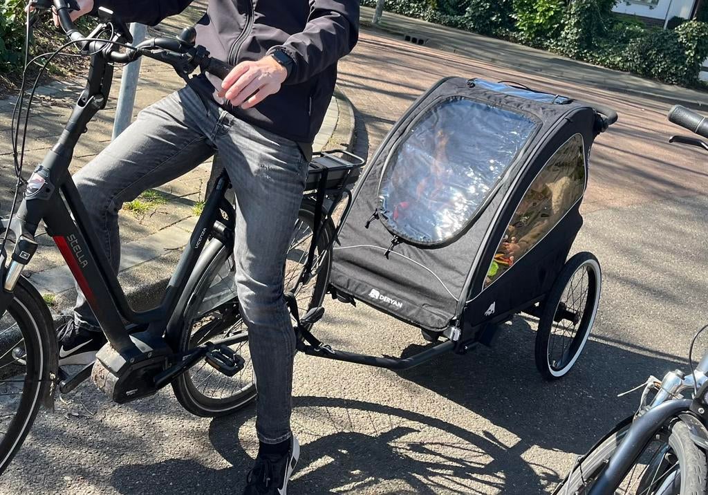 Deryan Fietskar / Wandelwagen / Joggingkar, Ophalen, Zo goed als nieuw, 1 kind