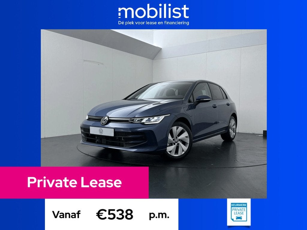 Volkswagen Golf Life Edition 1.5 eHybrid 150 kW / 204 PK DSG, 1498 cc, Blauw, Bedrijf, Nieuw