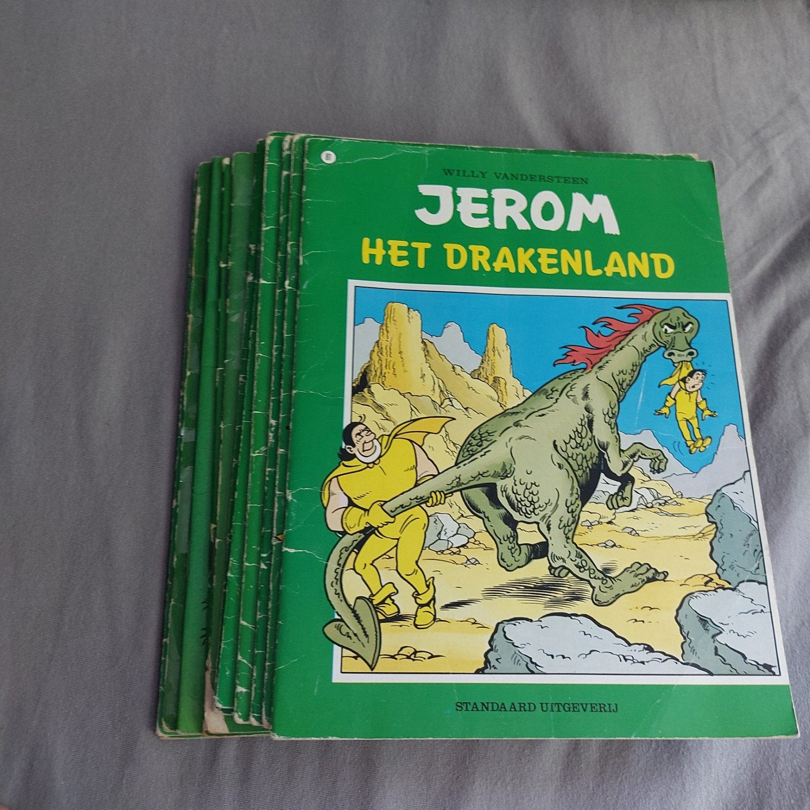 Oude Jerom (Willy Vandersteen) groene boekjes uit de jaren 6, Meerdere stripboeken, Ophalen of Verzenden, Gelezen