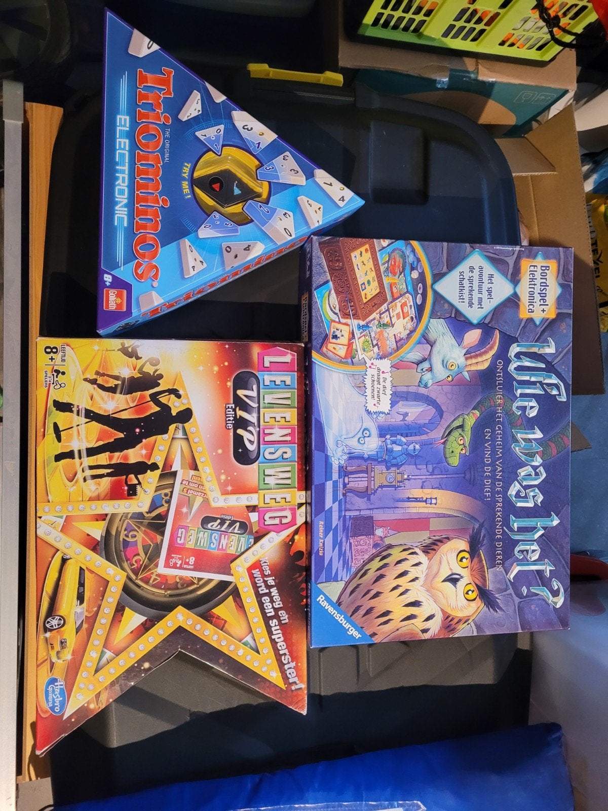 Grote collectie bordspellen en reisspellen, Vijf spelers of meer, Ophalen, Gebruikt, Reisspel