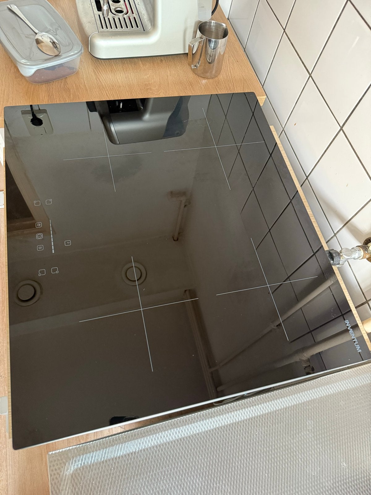 Inventum VKI6010ZIL Inductiekookplaat - Zilver, Ophalen, Nieuw, 4 kookzones, Inductie