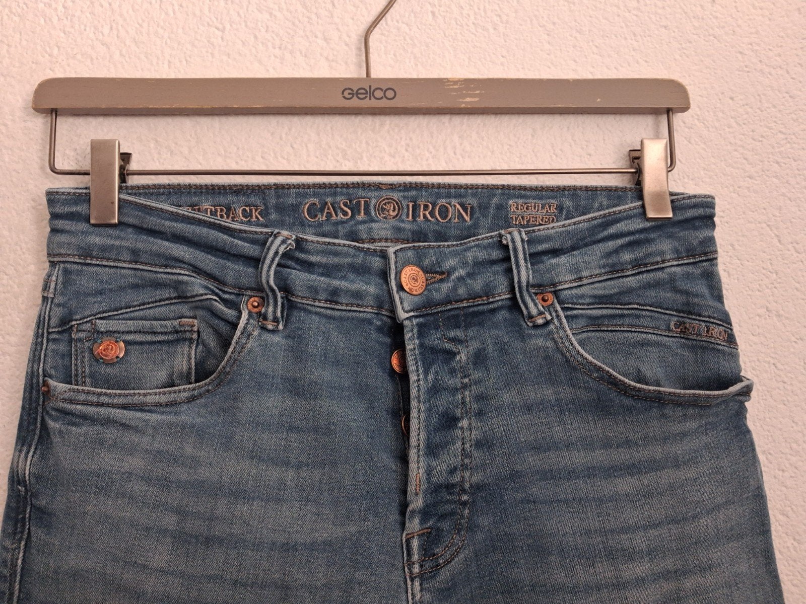 Cast Iron Regular Tapered Jeans W31/L32, Blauw, W32 (confectie 46) of kleiner, Ophalen of Verzenden, Cast Iron
