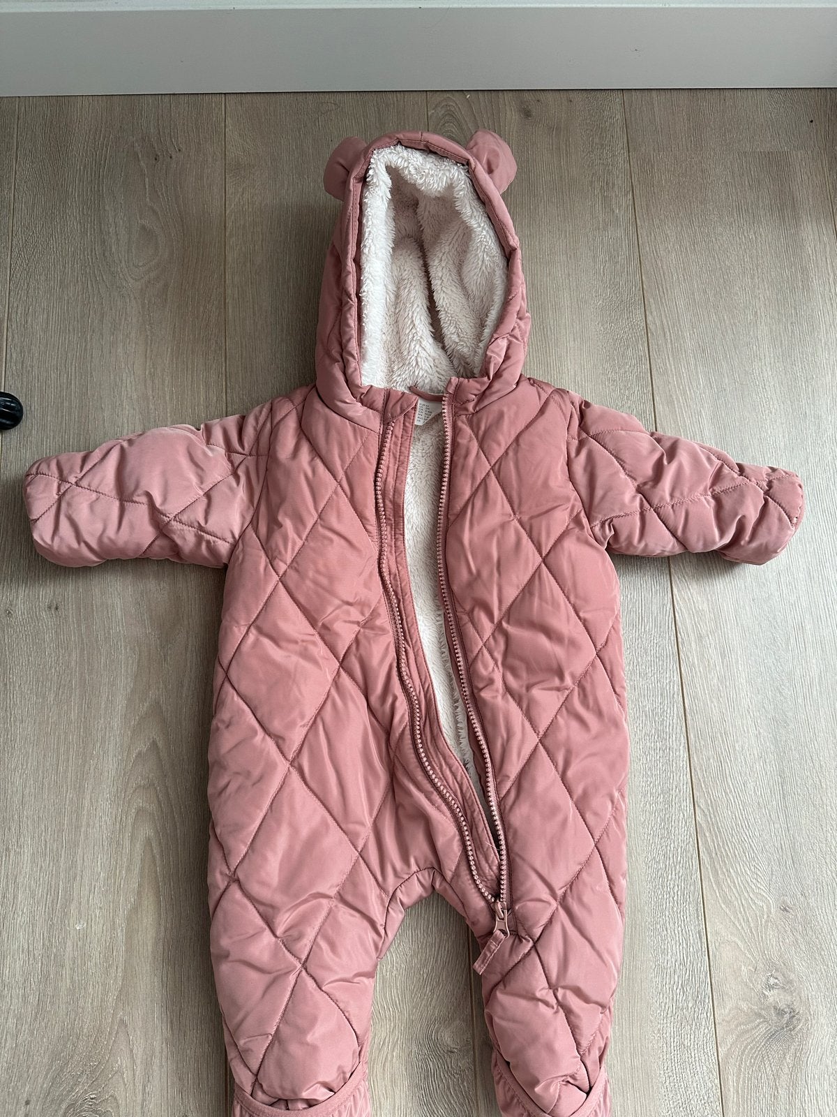 Roze Sneeuwpak met Teddy Voering, Ophalen, Zo goed als nieuw, Meisje