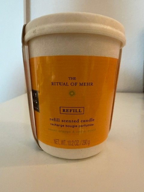 Nieuw Rituals Mehr refill geurkaars kaars 290g, Ophalen of Verzenden, Kaars, Rituals