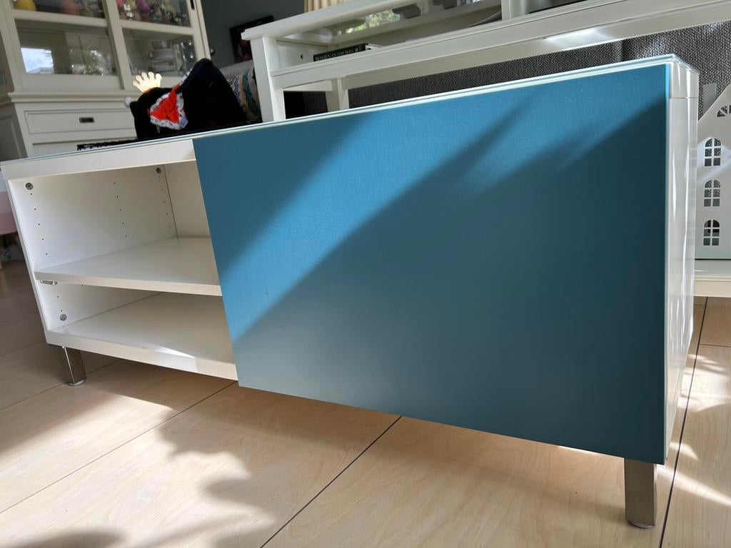 Tv meubel type Besta van ikea, Ophalen, Gebruikt, 100 tot 150 cm, Minder dan 100 cm