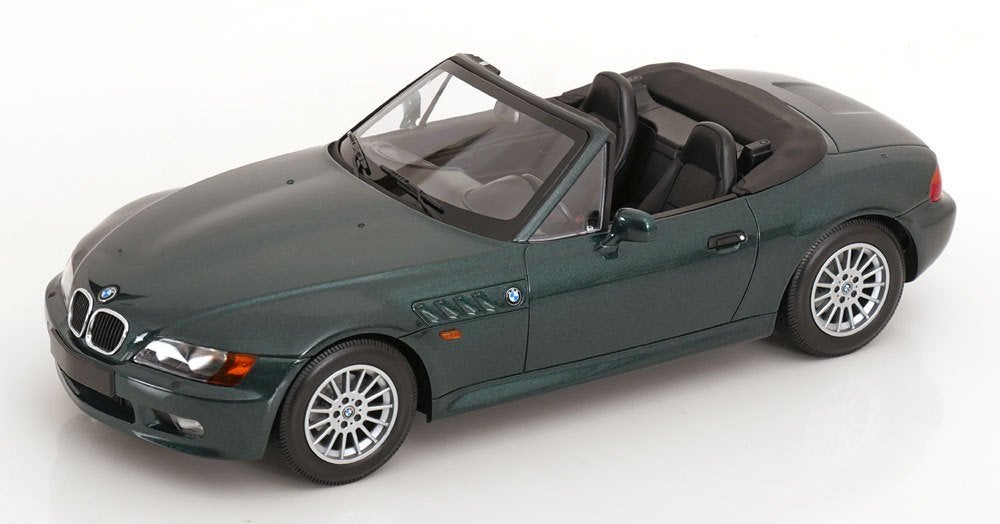 BMW Z3 Roadster 1997 Donkergroen Metallic 1-18 Minichamps Li, Hobby en Vrije tijd, Modelauto's | 1:18, Minichamps, Tschuiten@hotmail.com