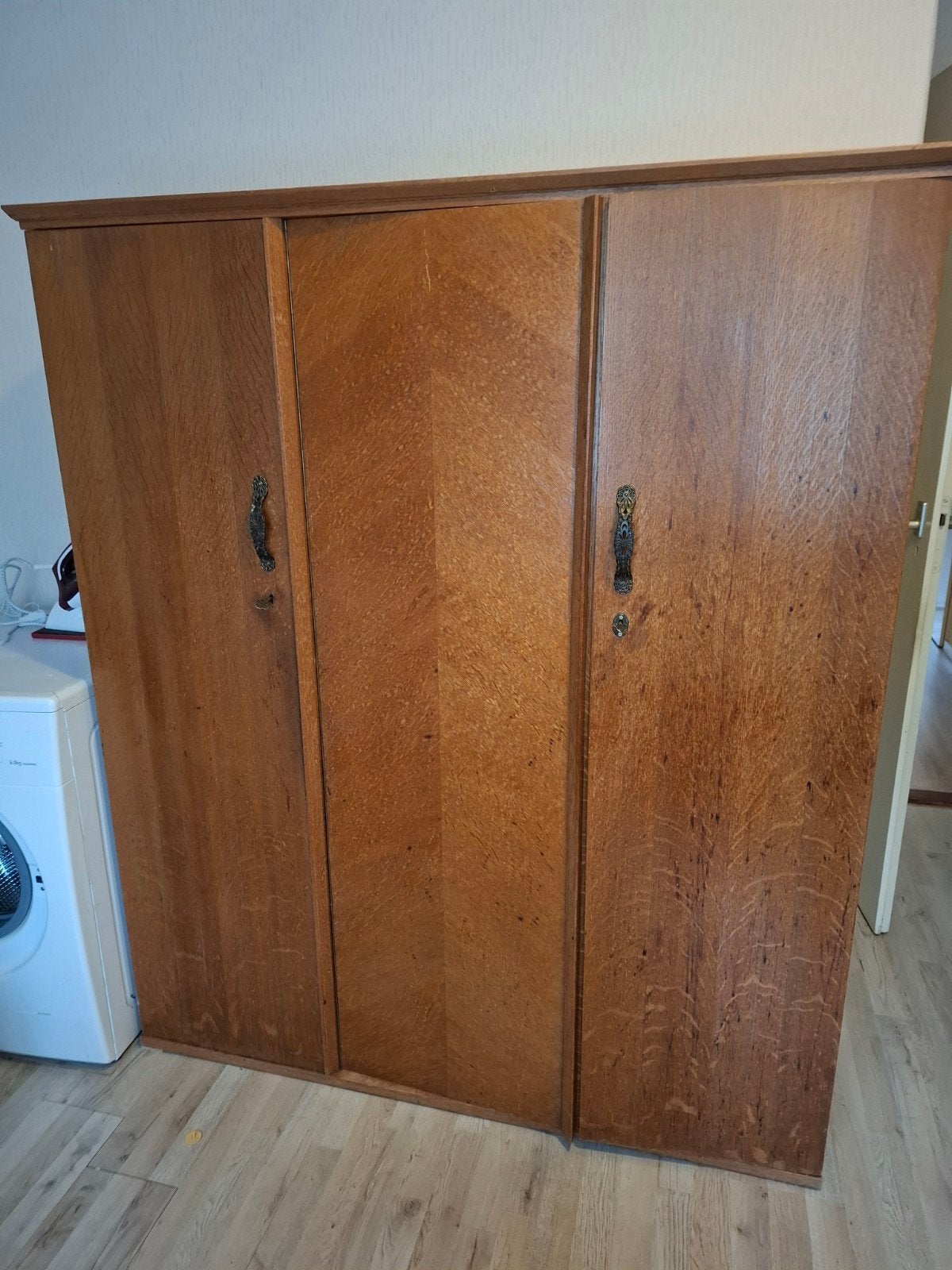 Vintage kledingkast, Ophalen, Gebruikt, 50 tot 75 cm, 150 tot 200 cm