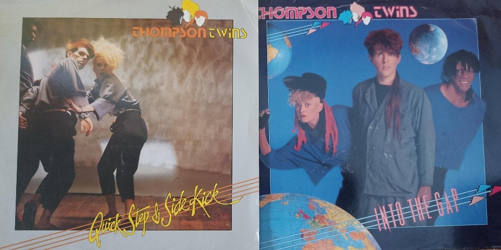 2X LP THOMPSON TWINS QUICK STEP SIDE KICK INTO THE GAP, LP, Zo goed als nieuw, 12 inch, Verzenden