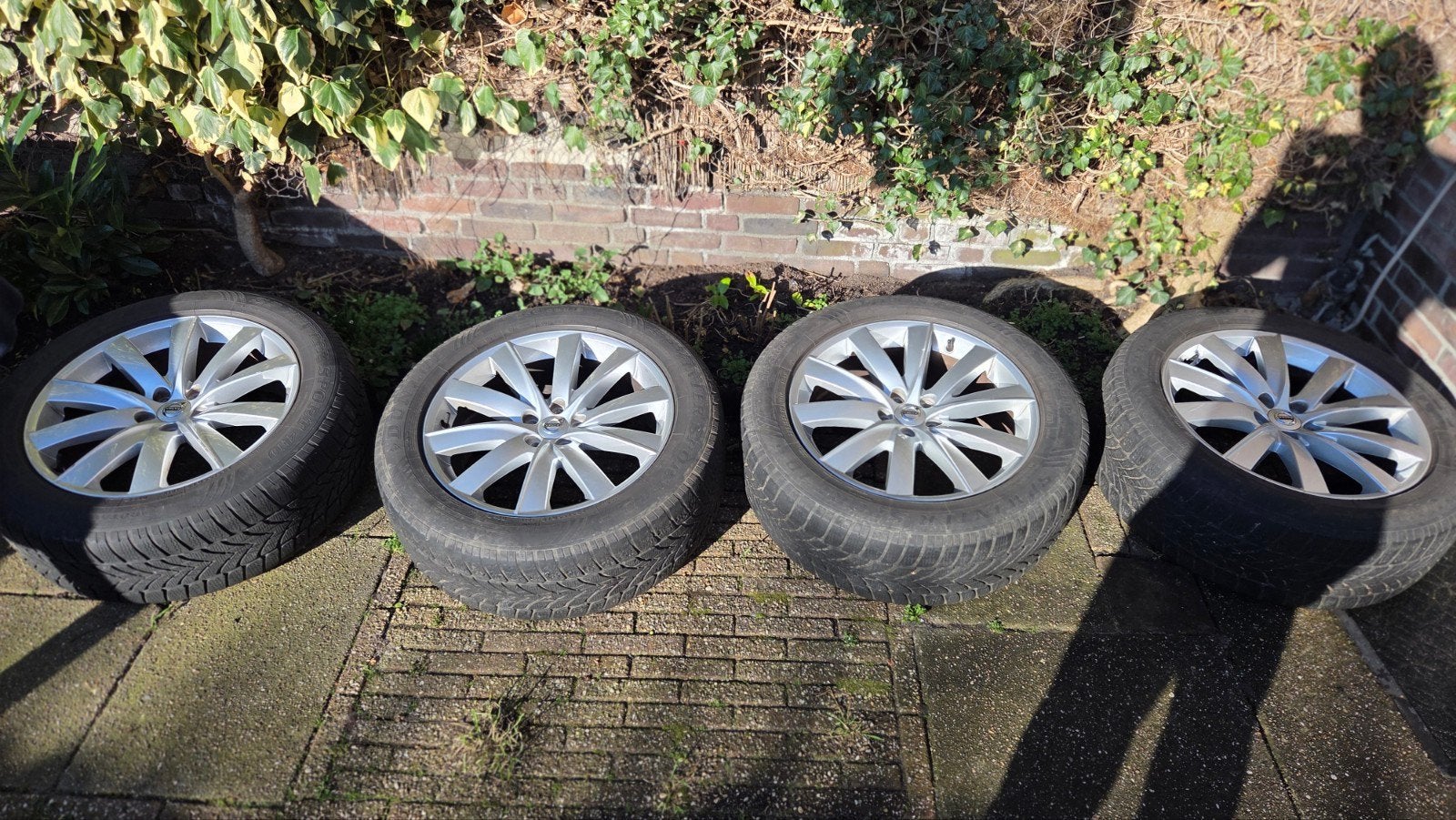 Originele 19 Inch Volvo XC90 Velgen 5x108 Met Winterbanden, Auto-onderdelen, Banden en Velgen, 19 inch, Gebruikt, Banden en Velgen