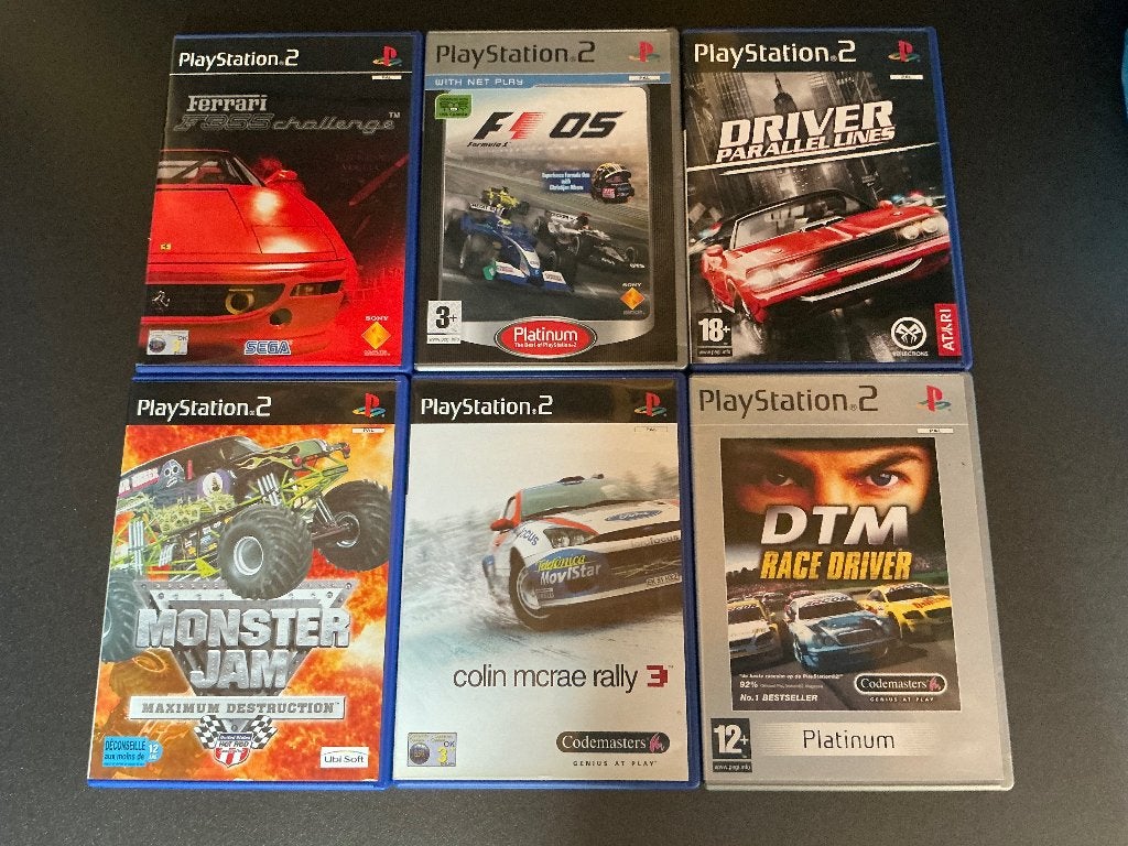 6x Ps2 Race spellen, Gebruikt, Verzenden, 1 speler, Racen en Vliegen
