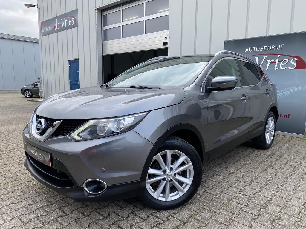 Nissan Qashqai 1.2 Tekna Clima / Cruise / Panoramadak / Stoe, Auto's, Voorwielaandrijving, Gebruikt, 4 cilinders, 116 pk