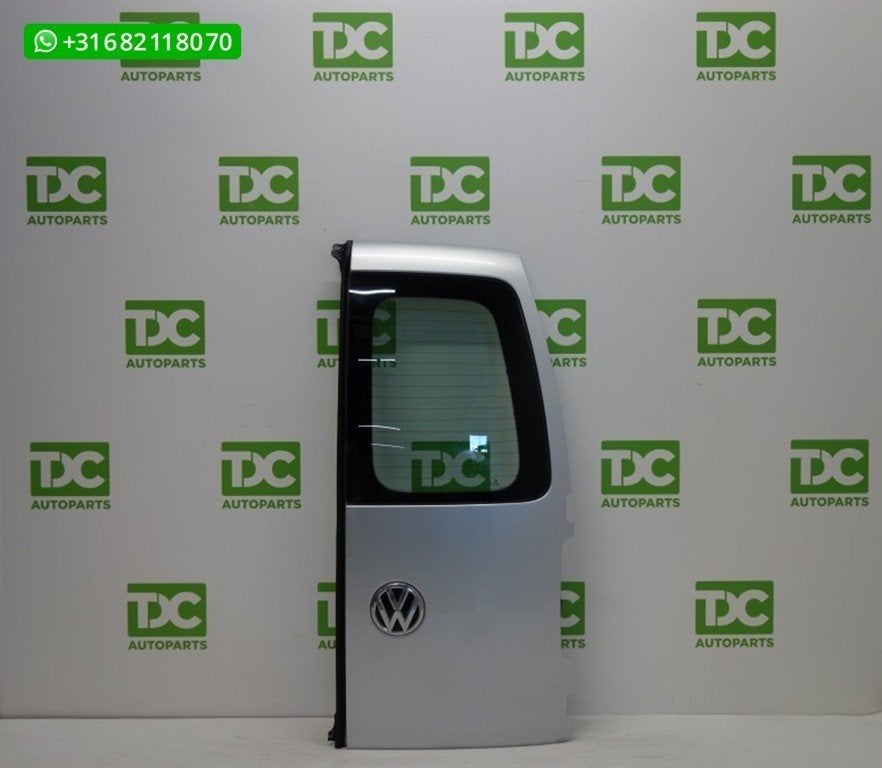 VW Caddy ('15-'18) Achterdeur rechts met ruit zilvergrijs, Gebruikt, Achter, Ophalen of Verzenden, Volkswagen