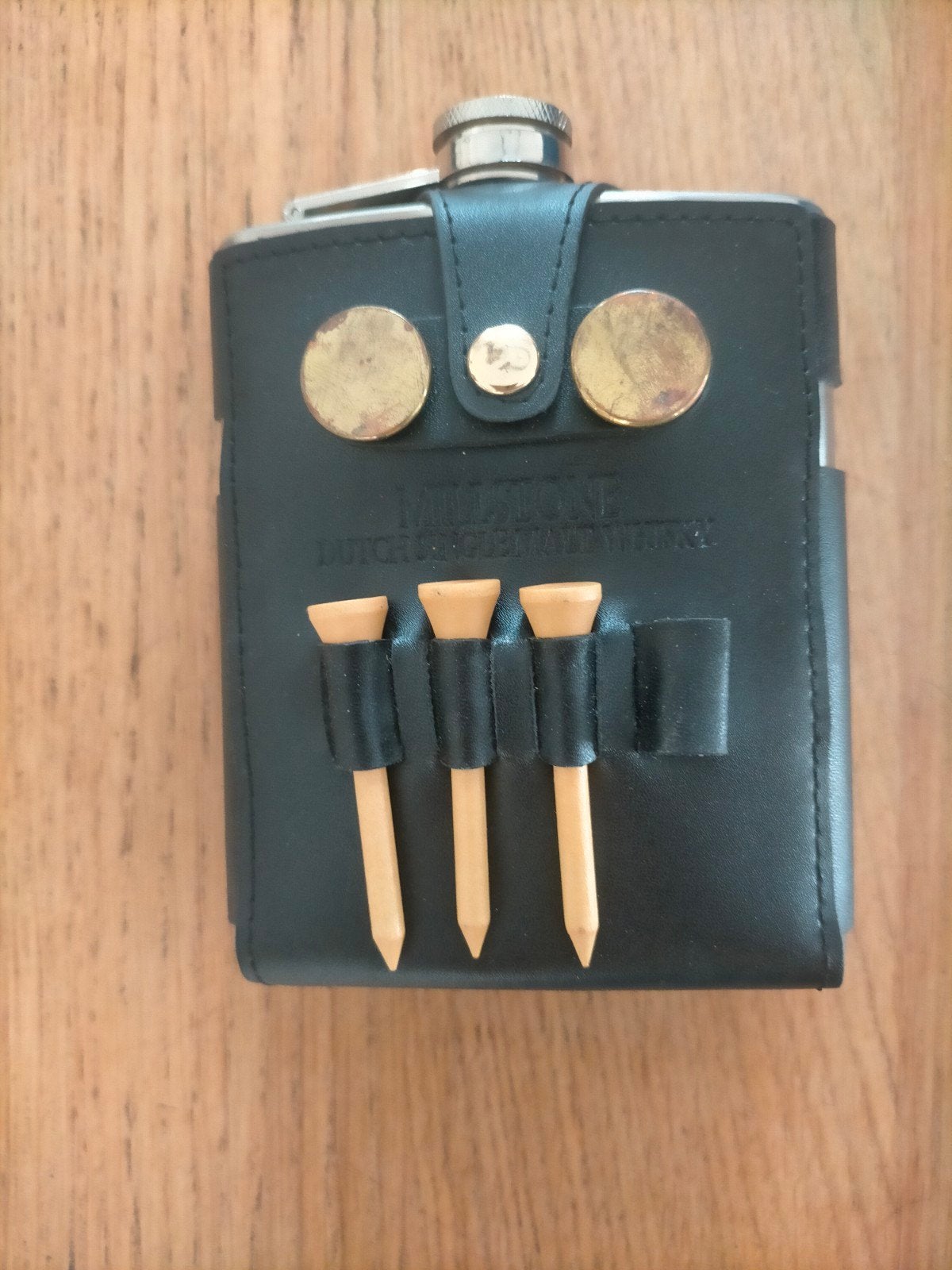 Millstone Whisky Golf Geschenkset - Heupfles RVS, Ophalen of Verzenden, Nieuw, Overige typen, Overige merken
