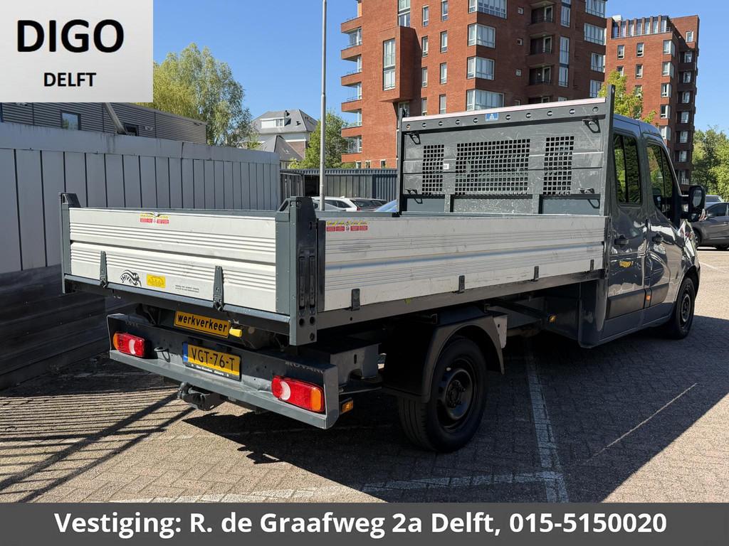 Opel Movano 2.3 CDTI BiTurbo L3 DC Kipper (ex.BTW) Dubbele C, Auto's, Voorwielaandrijving, 145 pk, Stof, Gebruikt
