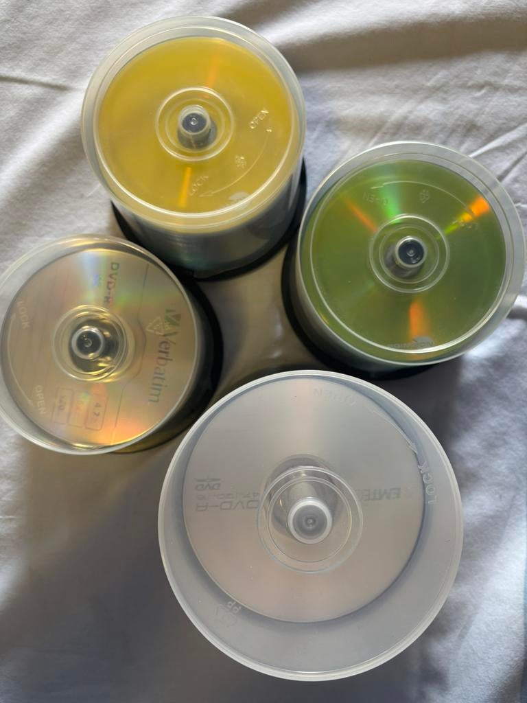 Nieuwe DVD-R schijven op spindel - 200+ stuks, Ophalen of Verzenden, Nieuw, Dvd, Op spindel
