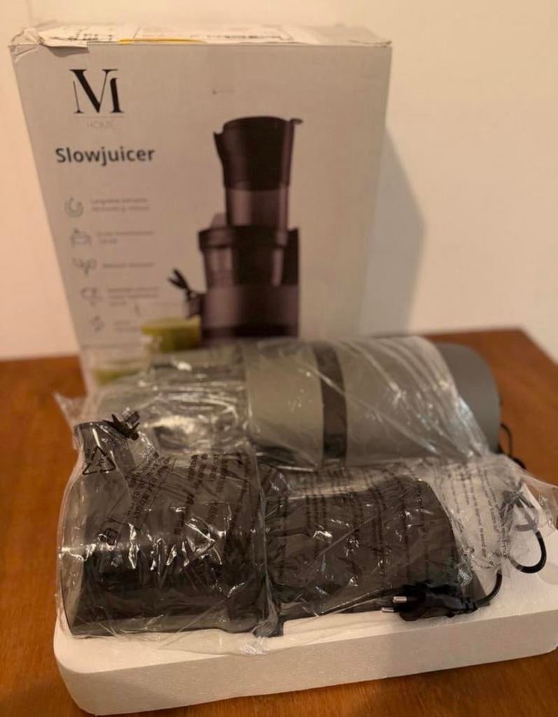 VM Home Slowjuicer, Witgoed en Apparatuur, Ophalen of Verzenden, Nieuw, Elektrisch, Slowjuicer