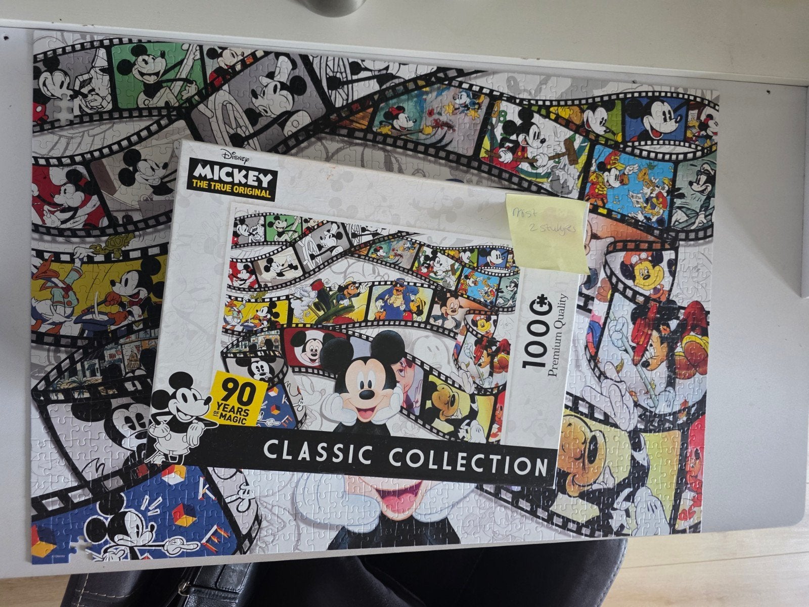 Disney puzzel 1000 stukjes Mickey, Ophalen of Verzenden, 500 t/m 1500 stukjes, Zo goed als nieuw